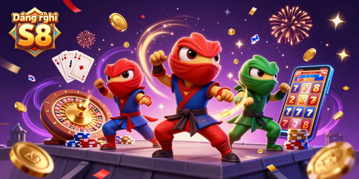 Experience Đăng ký S8 with a captivating scene of animated characters showcasing dynamic gaming features.
