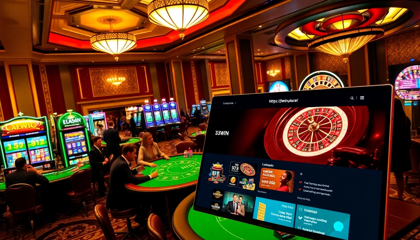 Experience high-stakes gaming at https://33win.place/ with vibrant casinos, poker tables, and exciting slot machines.