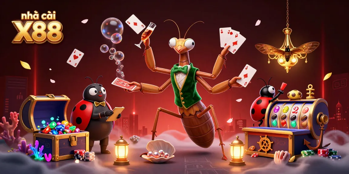 Experience the excitement at nhà cái X88 with vibrant animated casino games, rich graphics, and thrilling action.