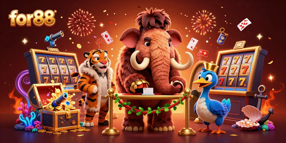 Experience the vibrant action at for88 with animated casino life featuring unique characters and gaming elements.