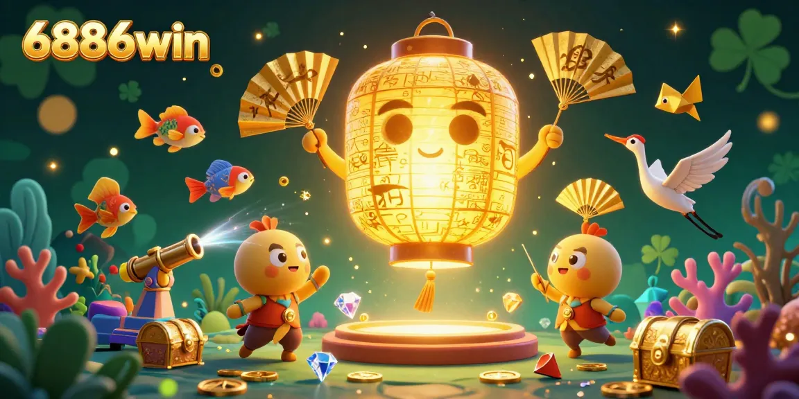 Experience the excitement of 6886win as golden fish spirits illuminate the underwater casino.