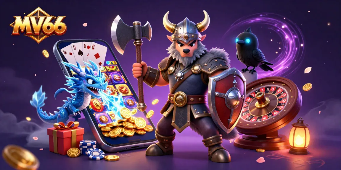 MV66 players enjoy a dynamic online gaming experience with vivid character illustrations and casino elements.