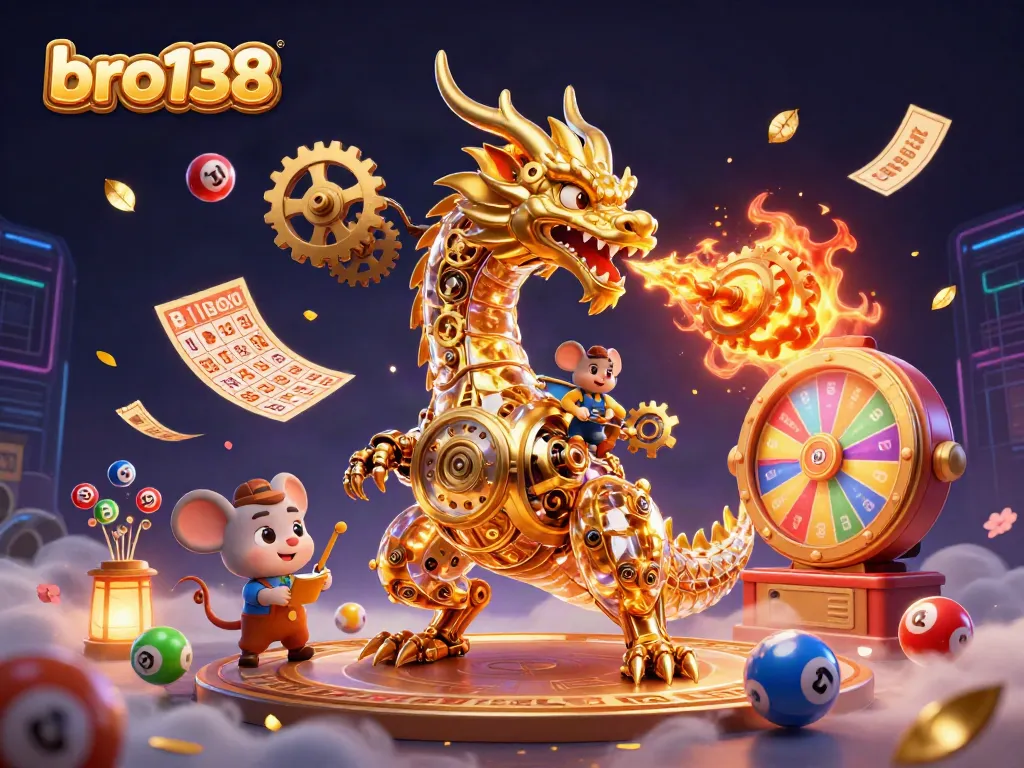 Experience gaming excitement at bro138 with colorful lottery elements and vibrant visuals.