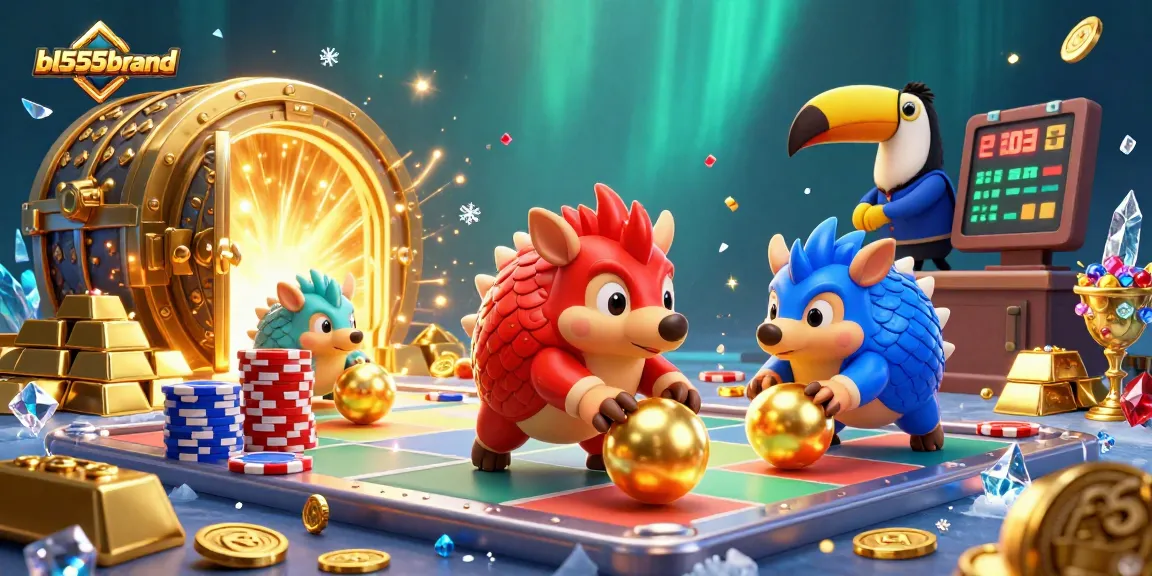 Experience exciting gameplay at bl555brand with engaging pangolins competing for golden treasures.