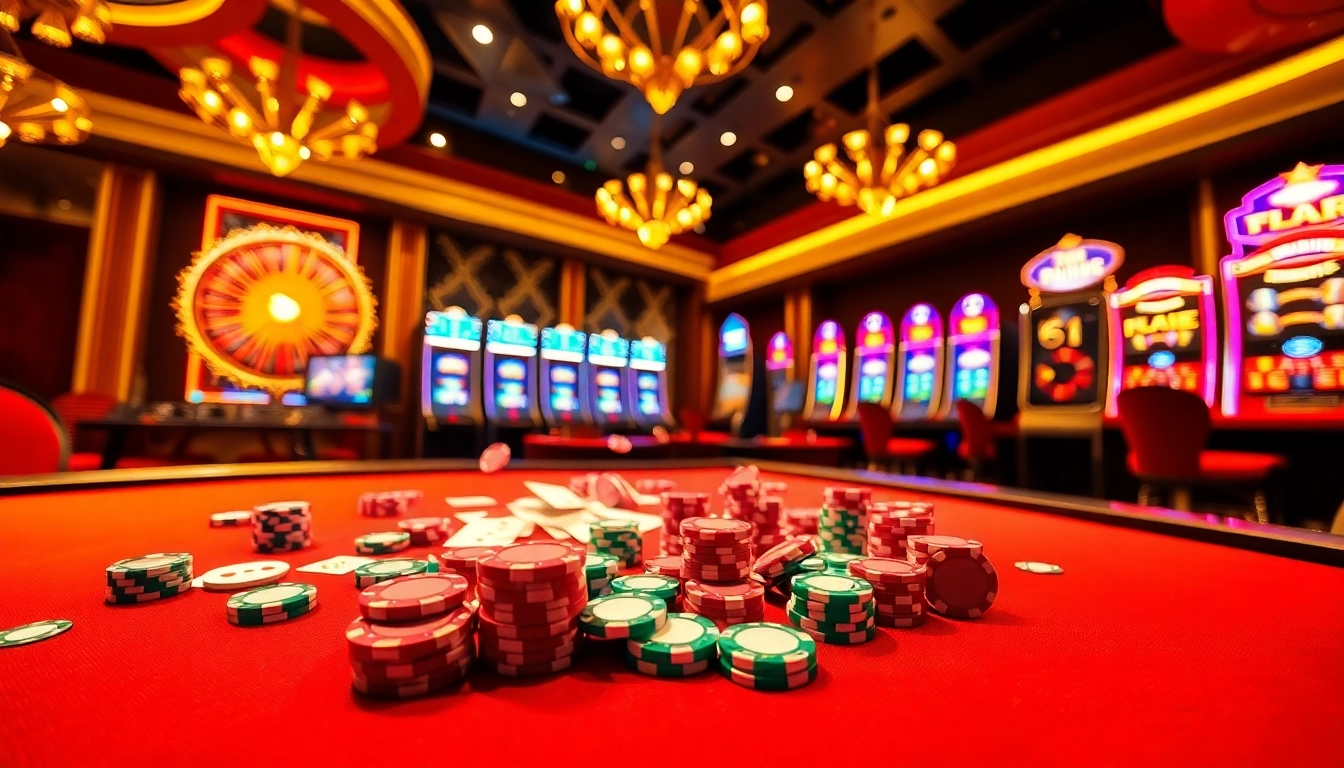Experience exhilarating gameplay at Link VIN88 with vibrant casino tables and exciting gaming action.