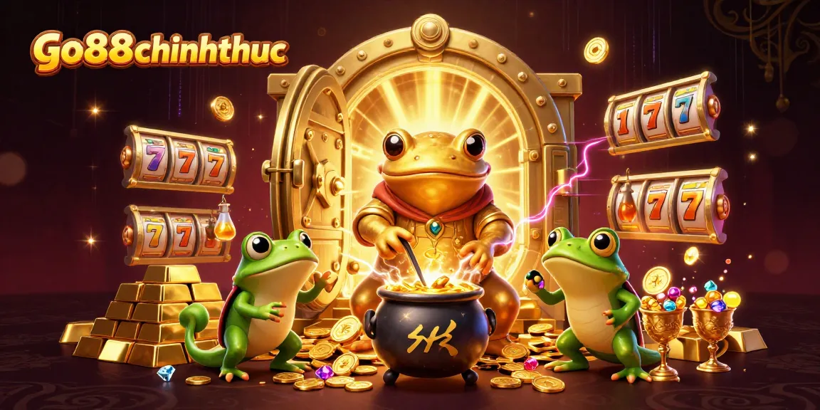 go88chinhthuc showcases a dynamic scene of characters transmuting gold in an extravagant casino-themed laboratory.