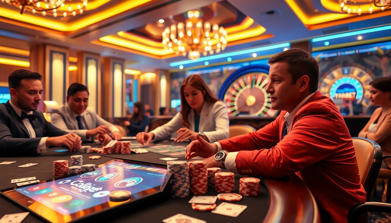 Experience the excitement of THABET COLLEGE gaming with high-stakes poker and casino elements.