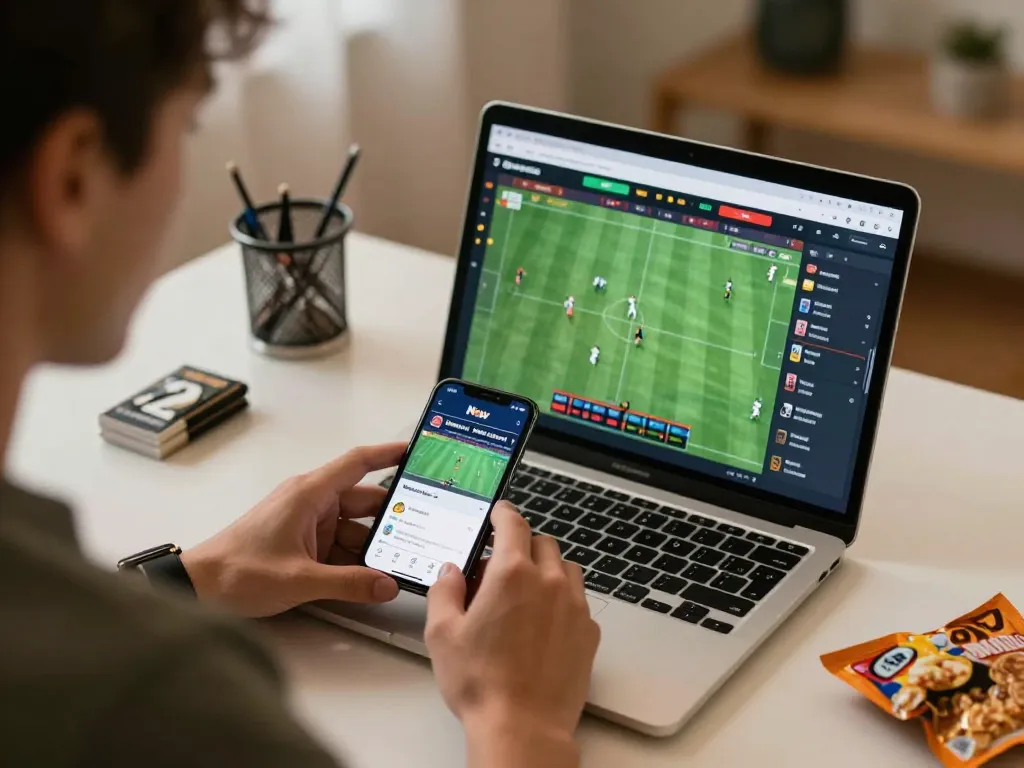 Engaging with the Nowgoal app for sports betting analysis during a strategic session